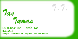 tas tamas business card